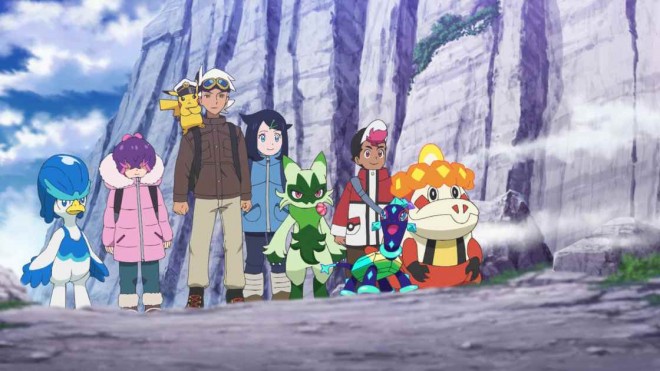 Scene from the anime Pokémon Horizons episode 84